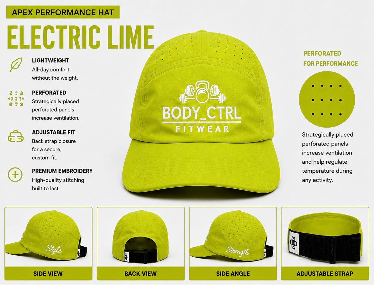 Body_Ctrl Apex Performance Hat